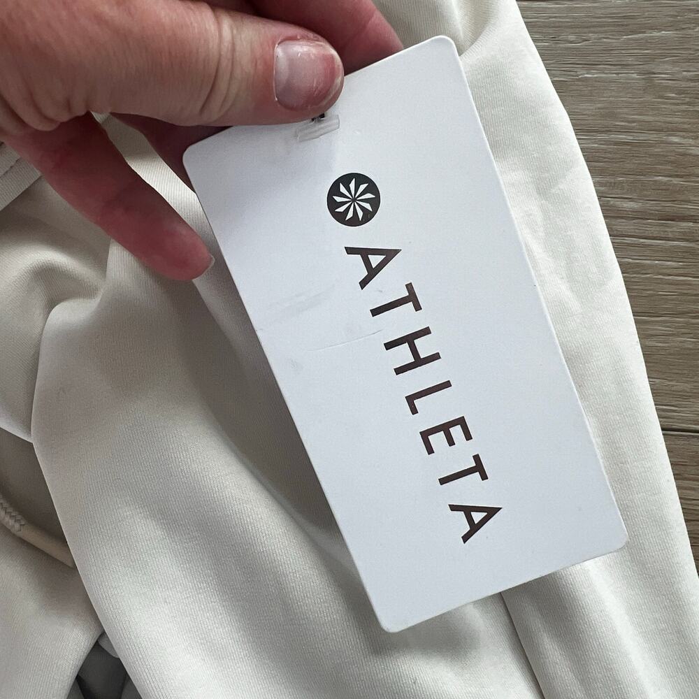 ATHLETA Women's Seasoft Mid Rise Straight Pant Size XXS In Bone - Picture 13 of 15